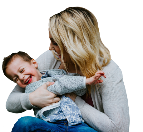 An image of a nanny playing with a child